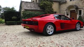 Ferrari Testarossa drive and review [upl. by Ahsinrac]