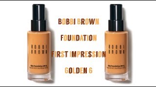 Bobbi Brown Foundation Golden [upl. by Ahsirek]