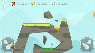 Flappy Golf 2  Rocky Land Hole 1  12 Flaps [upl. by Ellynad]