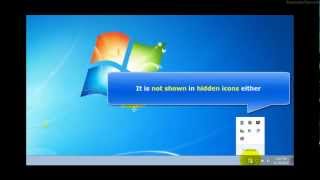 How to remove Action Center Icon from Notification Area in Windows 7 [upl. by Mailiw215]