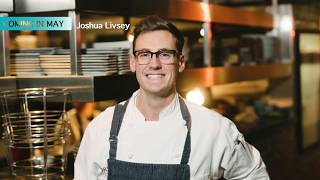 WHATS NEW interviews Joshua Livsey from Harvest Restaurant in May 2018 [upl. by Nimesay984]