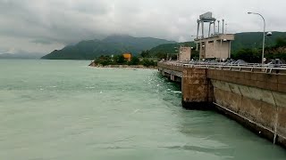 Hydro Power Dam Spillways Suction and Forebay Amazing View  Dam Gates Water Release [upl. by Enineg142]