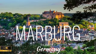 Marburg Germany 🇩🇪 Walking Tour 2023  4K 60fps HDR  A Medieval Gem in Germany [upl. by Eikkin560]