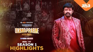 Unstoppable Season 1 Highlights  Nandamuri Balakrishna  ahaVideoIN [upl. by Nevarc]