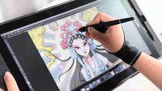 Kenting KT16 Drawing Tablet with Screen 156 inches Drawing Monitor [upl. by Gayner]