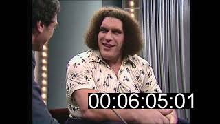 Rare Andre the Giant 70s tv interview [upl. by Coppinger]