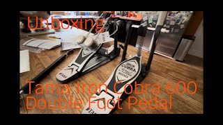 Tama Iron Cobra 600 Series Dual Footpedal Unboxing [upl. by Terena984]