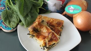 Einfacher Börek mit SpinatKäseFüllung aus fertigem YufkaTeig [upl. by Ymrej242]