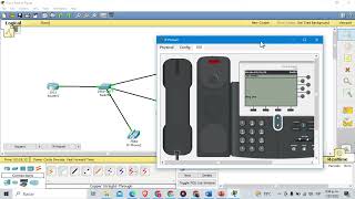 configuración telefonía ip en cisco packet tracer [upl. by Tnarud956]