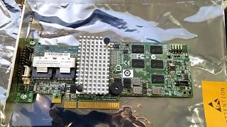 IBM  Lenovo Serveraid M5015 SAS Controller  FRU 46M0851 [upl. by Ikram]