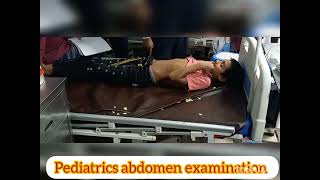 Pediatrics Abdomen examination  short case medicine Bangla  final prof [upl. by Yenobe]