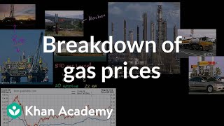 Breakdown of gas prices  Supply demand and market equilibrium  Microeconomics  Khan Academy [upl. by Alle876]