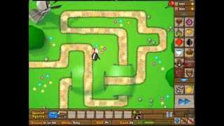 NEW UPDATE BTD5 Bloons Tower Defense 5  Power Ups  Double Cash w Gameplay [upl. by Nosyaj317]