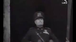 Mussolini anuncia la Entrada de Italia en la Segunda Guerra Mundial 1940 [upl. by Frame141]