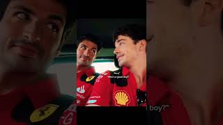 Carlosss🌶️💋carlossainz charlesleclerc f1 formula1 f1car f1racing f1meme trending fyp car [upl. by Airenahs]