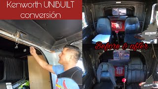 Kenworth truck gets unibilt conversion done to it [upl. by Anillek]