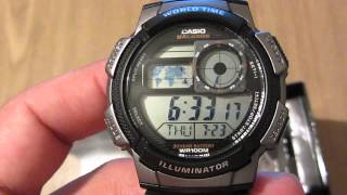 Casio AE1000W1BVEF [upl. by Wilfreda]