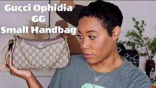 GUCCI OPHIDIA SMALL HANDBAG REVIEW  HOW I SAVED OVER 500 👀 WIMB [upl. by Rankin]