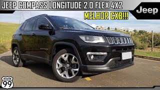 JEEP COMPASS LONGITUDE 20 FLEX 2019 USADO EM DETALHES  CANAL ROUTE 99 [upl. by Joshia]