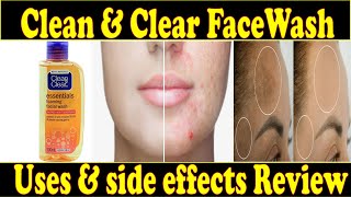 Clean amp Clear Face Wash Review😢  Uses amp Side Effects  Honest Review  Ayeshaa Naeem❤ [upl. by Atiekal]