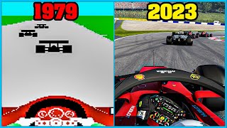 FORMULA 1 VIDEO GAMES EVOLUTION 1979  2023 [upl. by Einaffyt366]