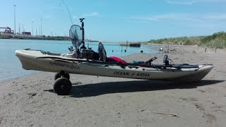 Orate a feeder da kayak in foce  Ocean Kayak Trident 11 [upl. by Aleciram]