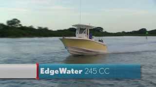 EdgeWater Power Boats 245CC Review [upl. by Shiri]