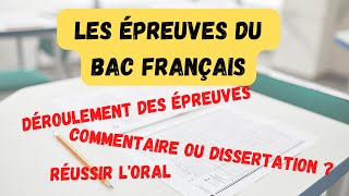 Bac Français Tous mes conseils pour réussir les épreuves dissertation commentaire oral [upl. by Goldina]