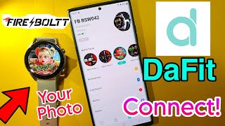 Da Fit App  Da Fit App Ko Connect Kaise Kare  Fire Boltt Smartwatch Connect To Phone [upl. by Aliakim]