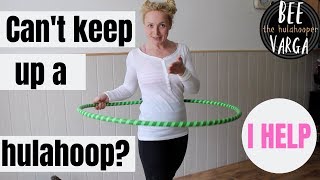 How to keep up a hula hoop Let me help you start your hooping journey [upl. by Waldo]