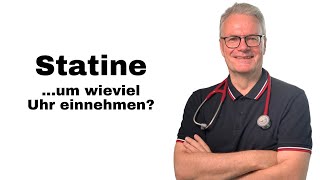 Statin  optimaler Einnahmezeitpunkt Morgens oder abends Oder egal [upl. by Holly-Anne]