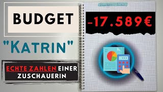 Budget Katrin I Echte Einnahmen amp Ausgaben einer Zuschauerin [upl. by Ardied]