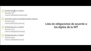 Consulta de obligaciones y los vencimientos [upl. by Allerbag]