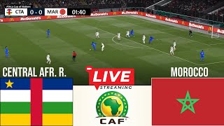 🔴 EN DIRECT  République Centrafricaine vs Maroc  Coupe dAfrique des Nations [upl. by Adnot]