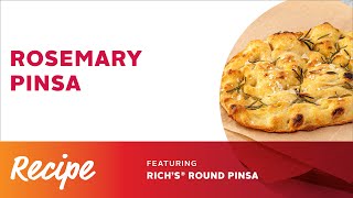 Rich Products Rosemary and Olive Oil Oval Pinsa Recipe Video [upl. by Beckman]