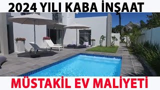 2024 YILI KABA İNŞAAT MALİYETİ [upl. by Hayott]