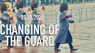 Changing of the guard Changing of the guard Buckingham palace changing the guard London 2023 4k [upl. by Ahsatsan]