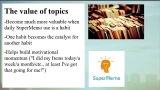 Incremental Reading 1  Topics [upl. by Beuthel221]