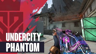 Undercity Phantom Skin Showcase  Valorant Undercity Skins [upl. by Lleret250]