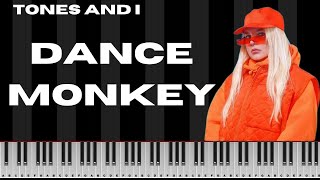 Dance Monkey Piano Tutorial  Easy Steps to Play Tones and I’s Viral Hit [upl. by Aicnelav]