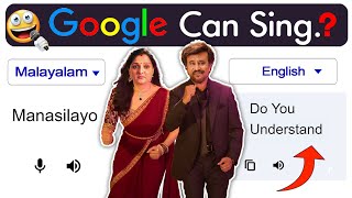 Google sings MANASILAAYO song  Vettaiyan  Google Translate Version🤖 [upl. by Narik]