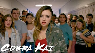 Cobra Kai  The School Erupts Into Fights [upl. by Arotal]