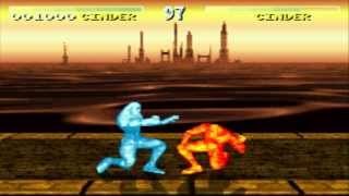 Killer Instinct SNES  Hardest Difficulty  Cinder [upl. by Solis637]