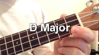 How to play D Major chord on the ukulele [upl. by Libnah]