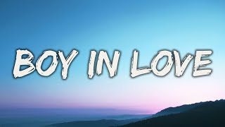 Boy In Love  Elliot James Reay Lyrics [upl. by Nanek857]