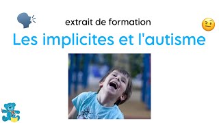 Les implicites et lautisme  Extrait de Formation [upl. by Balduin]