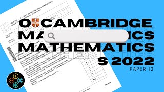 O Level Math D May June 2022 Paper 12 402412 [upl. by Ji]