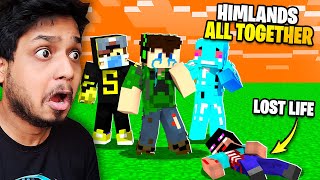 HIMLANDS GANG ASSEMBLE BEGINS BUT  Minecraft Himlands  Day 64 S3 E1 [upl. by Eibur416]