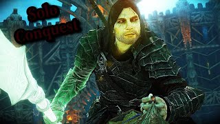 I have no orcs Solo Online Conquest Shadow of War Gameplay [upl. by Amhsirak]