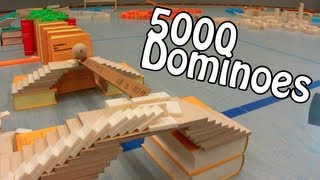 5000 Dominoes  The Never Ending Chain Reaction 002 HD [upl. by Haonam]